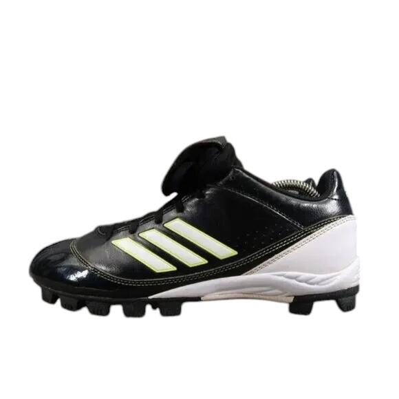 Adidas Shoes Womens 9 Cleats Softball Athletic Sport Active Lace Up Black Green - Picture 3 of 16